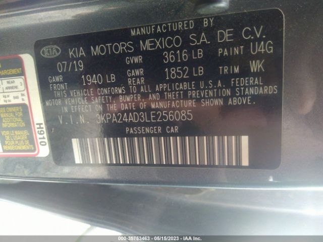 3KPA24AD3LE256085 KIA RIO S