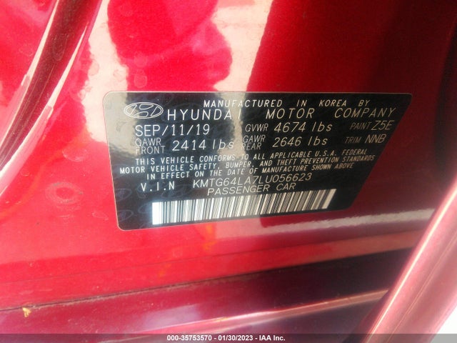 Genesis G70 2.0T 2020 KMTG64LA7LU056623 Image 10