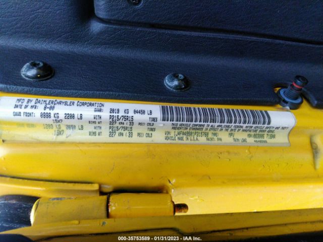 1J4FA49S01P315760 Jeep Wrangler Sport