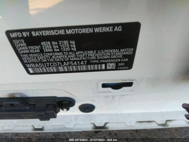 WBA5U7C07LAF54147 BMW 3 Series M340i