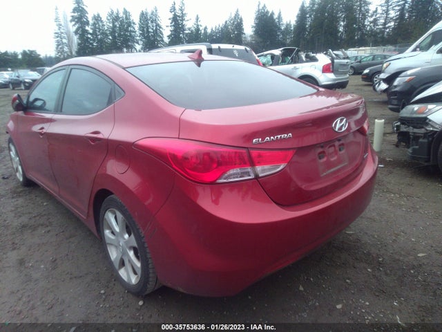 2011 HYUNDAI ELANTRA LTD PZEV VIN: KMHDH4AE1BU149343
