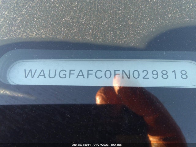 WAUGFAFC0FN029818 Audi A6 2.0t Premium Plus