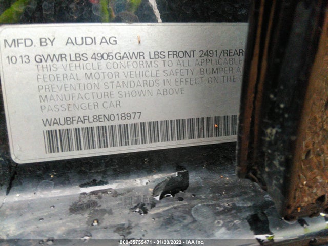 WAUBFAFL8EN018977 Audi A4 PREMIUM