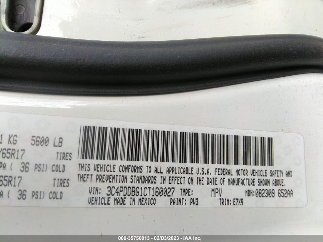 Dodge Journey 2012 3C4PDDBG1CT160027 Image 10