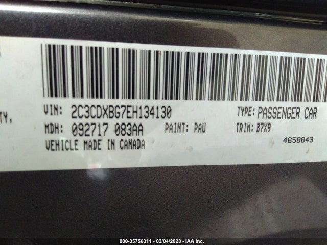 Dodge Charger Se 2014 2C3CDXBG7EH134130 Image 9