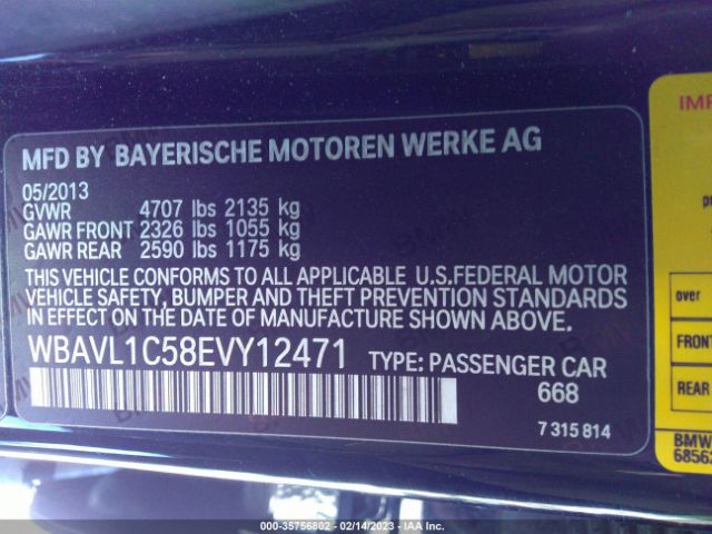 WBAVL1C58EVY12471 BMW X1 Xdrive28i