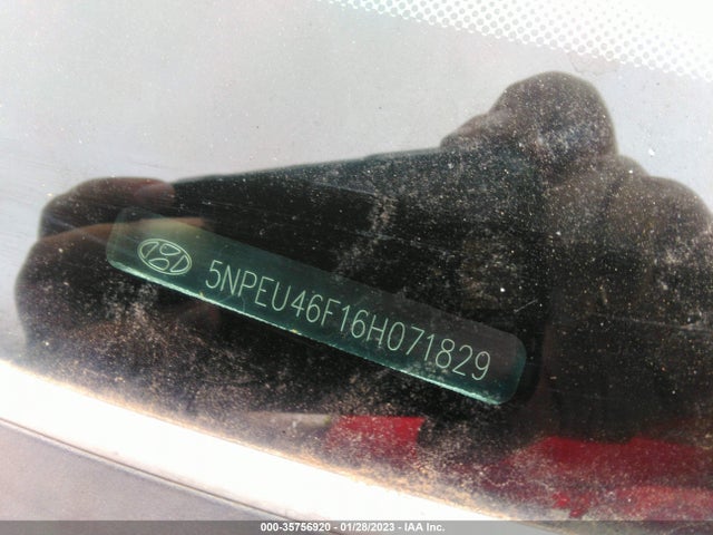 2006 HYUNDAI SONATA GLS VIN: 5NPEU46F16H071829