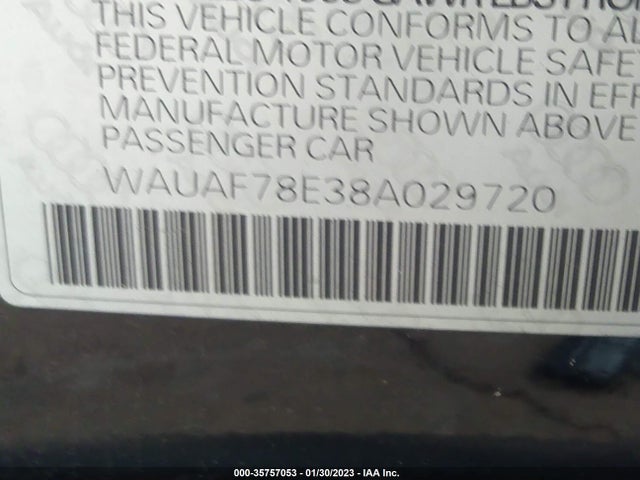 WAUAF78E38A029720 Audi A4 2.0T