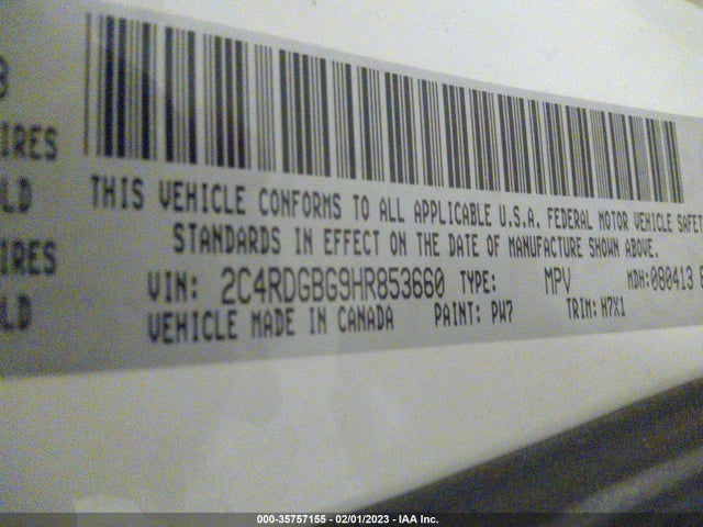 Dodge Grand Caravan Se 2017 2C4RDGBG9HR853660 Image 10