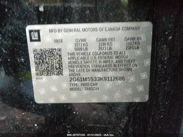 Cadillac XTS 2019 2G61M5S33K9112686 Image 10
