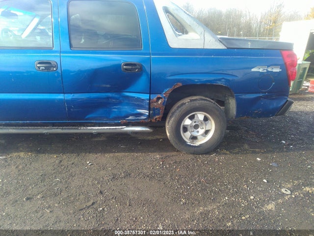 2003 CHEVROLET AVALANCHE VIN: 3GNEK13T63G340370