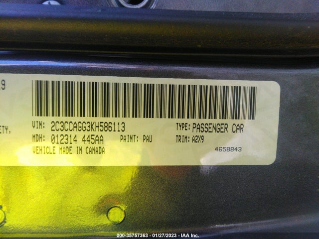 Chrysler 300 300s 2019 2C3CCAGG3KH586113 Image 11