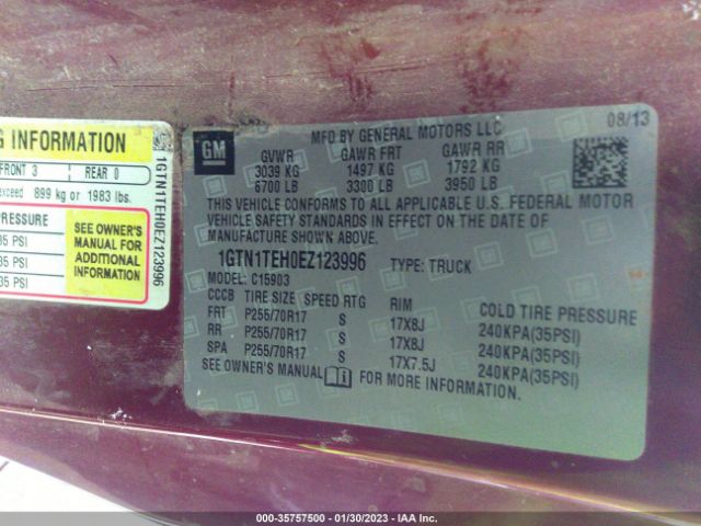 1GTN1TEH0EZ123996 GMC SIERRA 1500