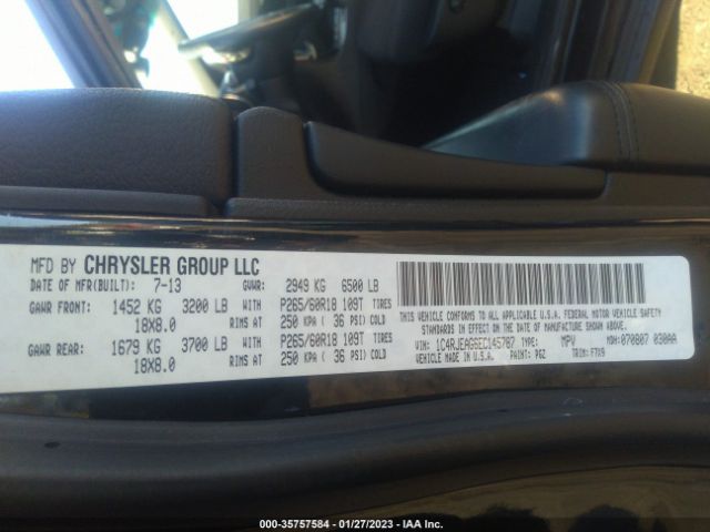 1C4RJEAG6EC145787 Jeep Grand Cherokee Laredo