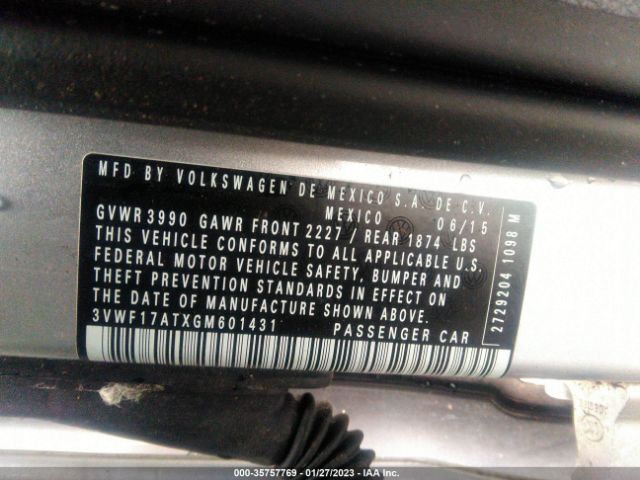 3VWF17ATXGM601431 Volkswagen Beetle 1.8t S