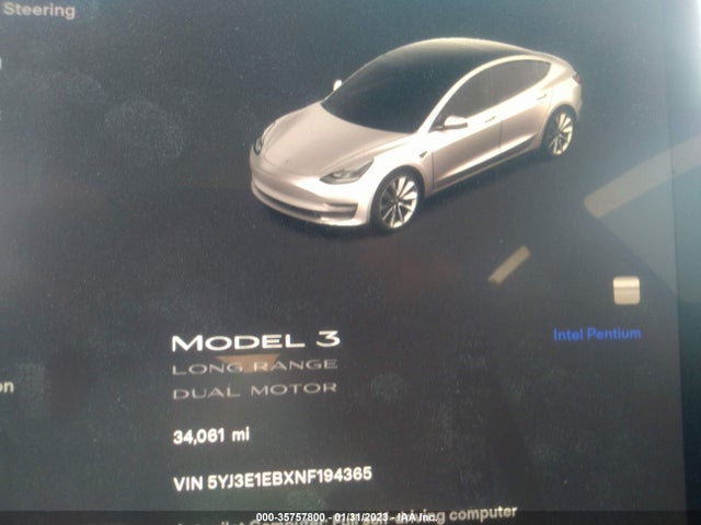 Tesla Model 3 Long Range 2022 5YJ3E1EBXNF194365 Image 8