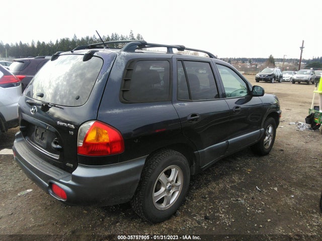 2004 HYUNDAI SANTA FE GLS VIN: KM8SC73D94U808929