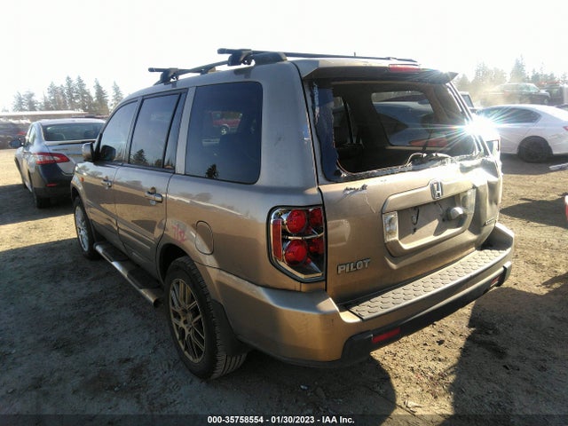 2007 HONDA PILOT EX-L VIN: 2HKYF18767H521441
