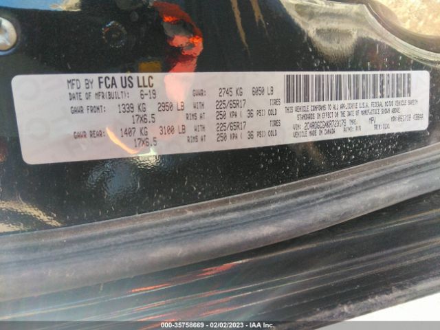2C4RDGCGXKR723179 Dodge Grand Caravan Sxt