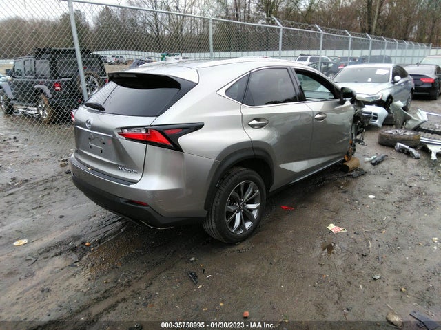 2016 LEXUS NX 200T F SPORT VIN: JTJYARBZ3G2031156