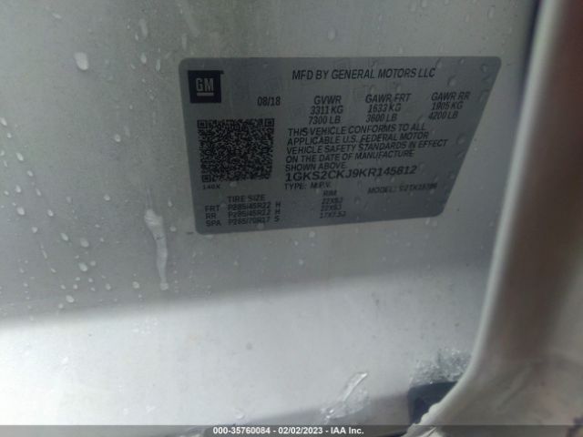 1GKS2CKJ9KR145812 GMC YUKON DENALI