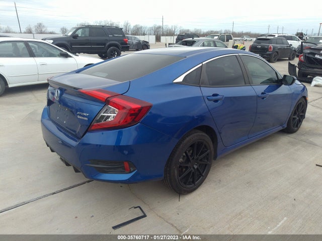 2020 HONDA CIVIC SEDAN SPORT VIN: 2HGFC2F84LH551530