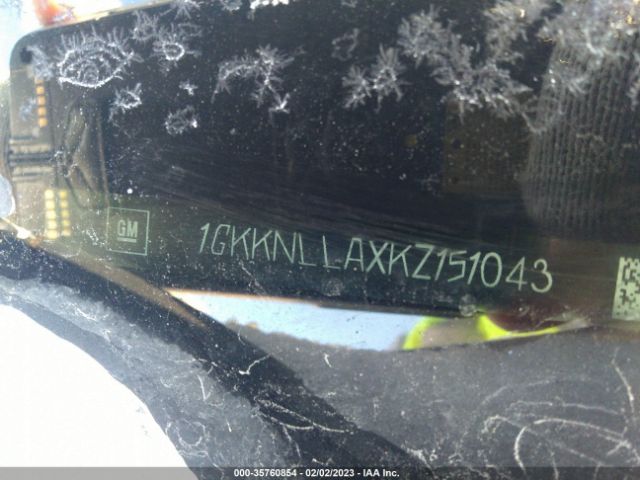 1GKKNLLAXKZ151043 GMC ACADIA SLE