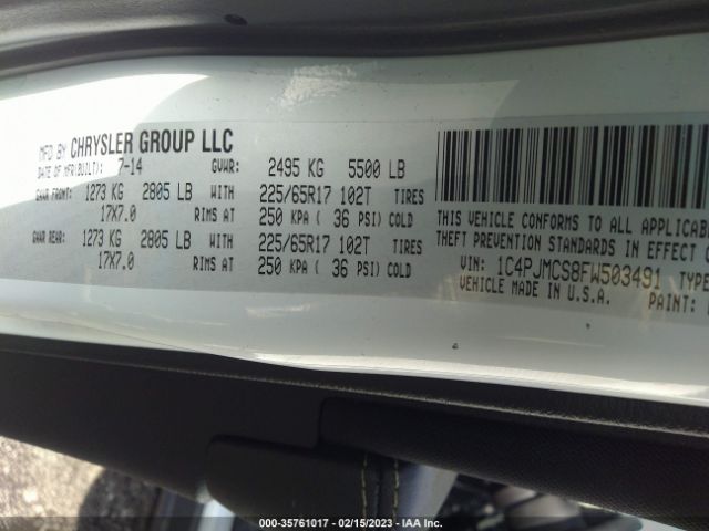1C4PJMCS8FW503491 Jeep Cherokee