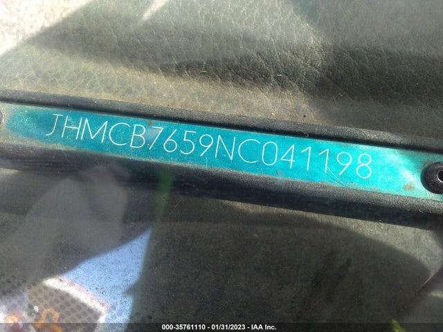 1992 HONDA ACCORD LX/EX VIN: JHMCB7659NC041198