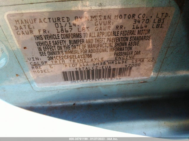 Nissan Versa Note S Plus 2014 3N1CE2CP6EL413766 Image 11