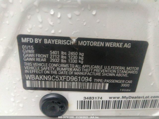 WBAKN9C5XFD961094 BMW 5 Series 550i
