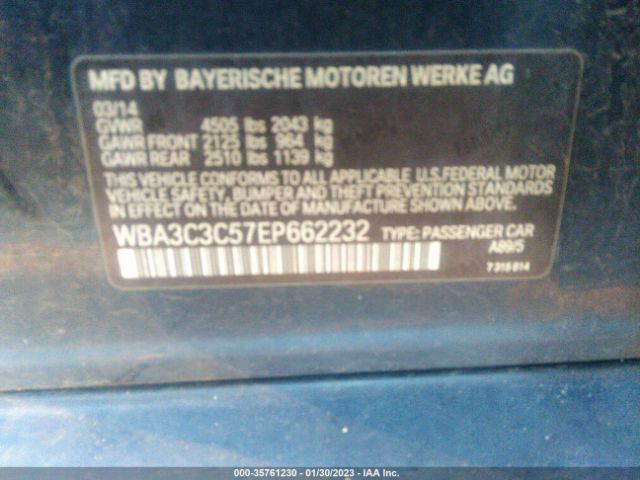 WBA3C3C57EP662232 BMW 3 Series 320i Xdrive