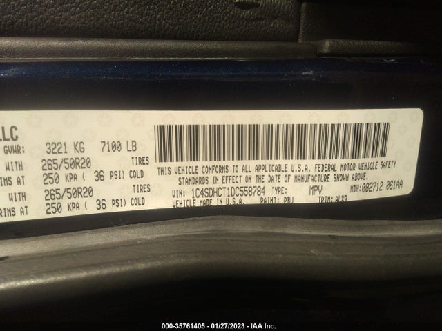 Dodge Durango R/t 2013 1C4SDHCT1DC558784 Image 10