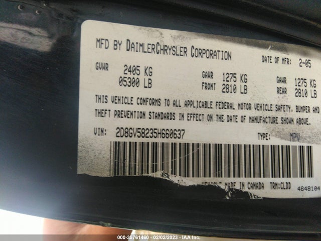 Dodge Magnum Rt 2005 2D8GV58235H660637 Image 10