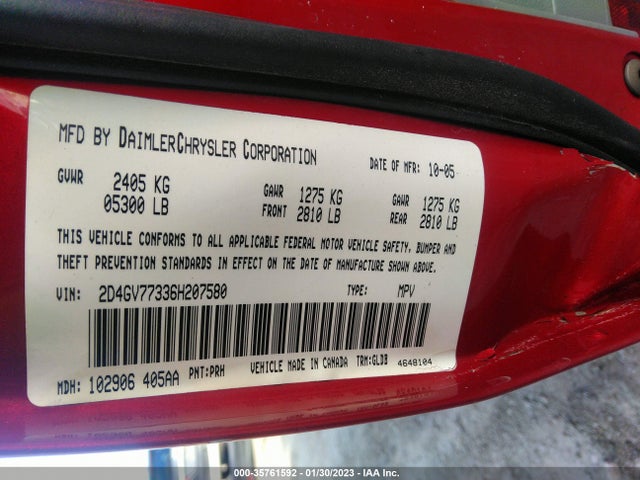 Dodge Magnum Srt8 2006 2D4GV77336H207580 Image 10