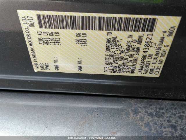 1N4AA6AP6HC438621 Nissan Maxima Platinum