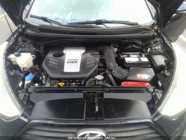 2013 Hyundai Veloster Turbo W/black Int მანქანა იყიდება აუქციონზე, vin: KMHTC6AE9DU132301, აუქციონის ნომერი: 35762339