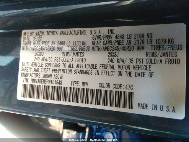 2023 Mazda CX-50, VIN: 7MMVABEM5PN101848