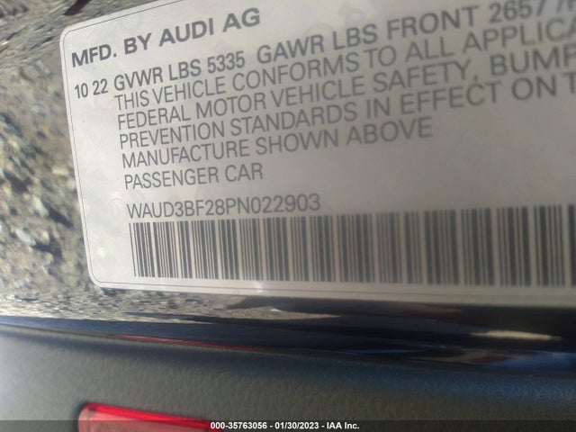 2023 Audi A6, VIN: WAUD3BF28PN022903
