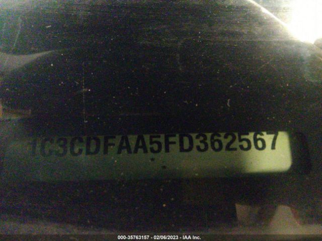 1C3CDFAA5FD362567 Dodge DART SE
