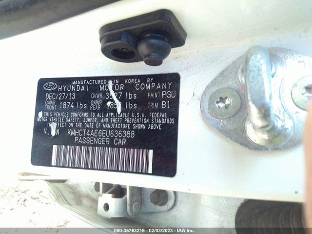 Hyundai ACCENT GLS 2014 KMHCT4AE6EU636388 Image 10