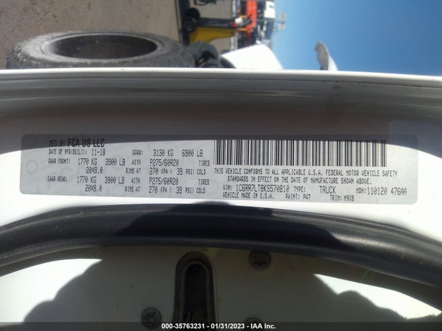 1C6RR7LT8KS570810 RAM 1500 Classic Big Horn