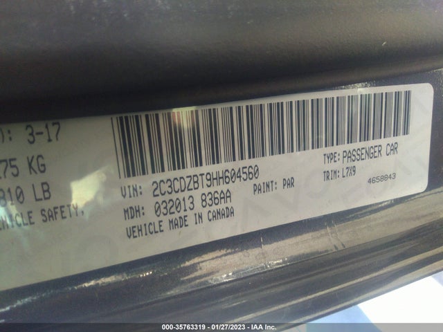 Dodge Challenger R/t 2017 2C3CDZBT9HH604560 Image 9