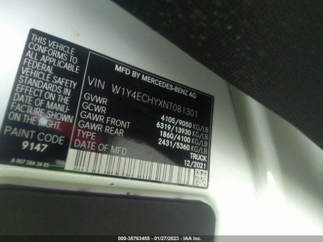 W1Y4ECHYXNT081301 Mercedes-Benz SPRINTER CARGO VAN