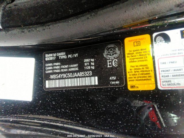 WBS4Y9C50JAA85323 BMW M4