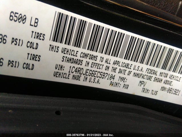 Dodge Durango Citadel 2014 1C4RDJEG6EC597104 Image 10