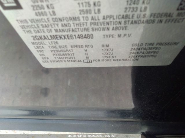 2GKALMEKXE6148480 GMC Terrain Sle
