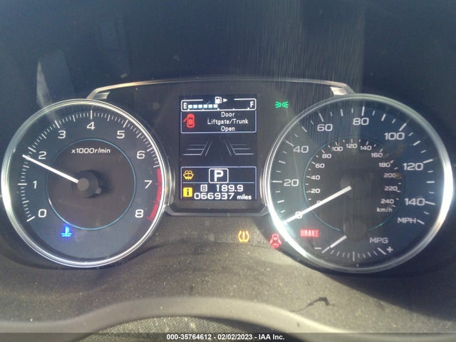 Aukcja sprzedaży 2016 Subaru Crosstrek Limited, vin: JF2GPANC4G8251216, numer aukcji: 35764612