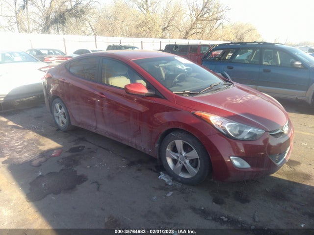 2013 HYUNDAI ELANTRA GLS PZEV VIN: 5NPDH4AE3DH438273