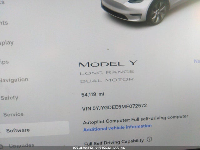Tesla Model Y 2021 5YJYGDEE5MF072572 Image 97